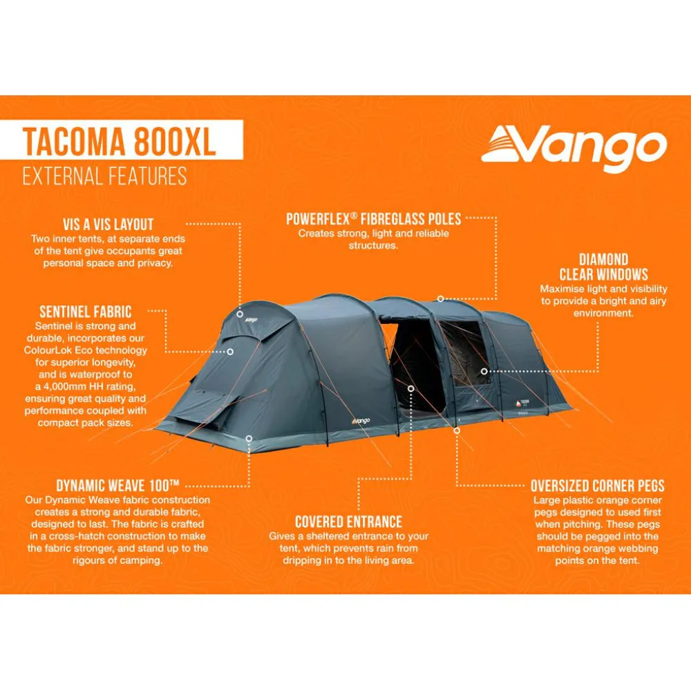 - Tacoma 800XL Package - Gruppenzelt < Vango Discount