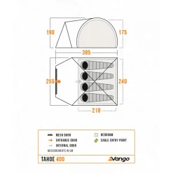 - Tahoe 400 - 4-Personen Zelt < Vango Clearance