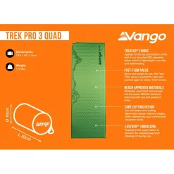 Vango - Trek Pro 3 Quad - Isomatte Artichoke Discount