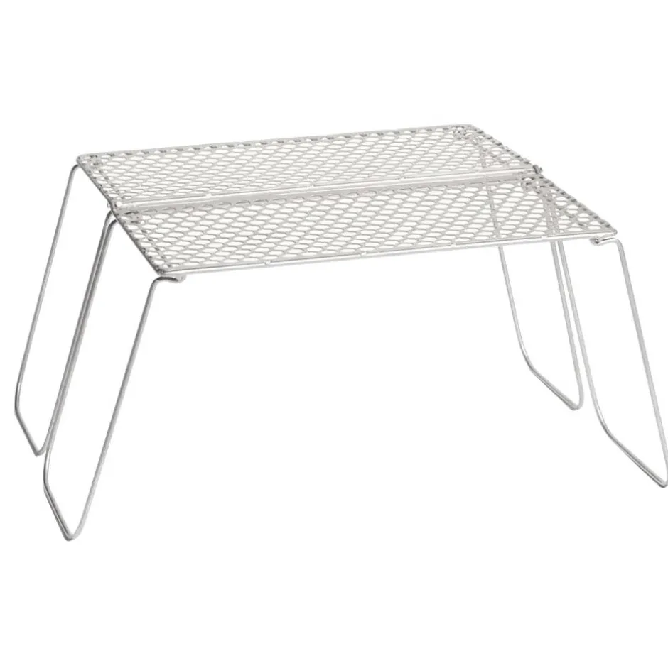 Vargo Outdoor-Küche|Campingkocher-- Klappgrill Biford Grill - Trockenbrennstoffkocher