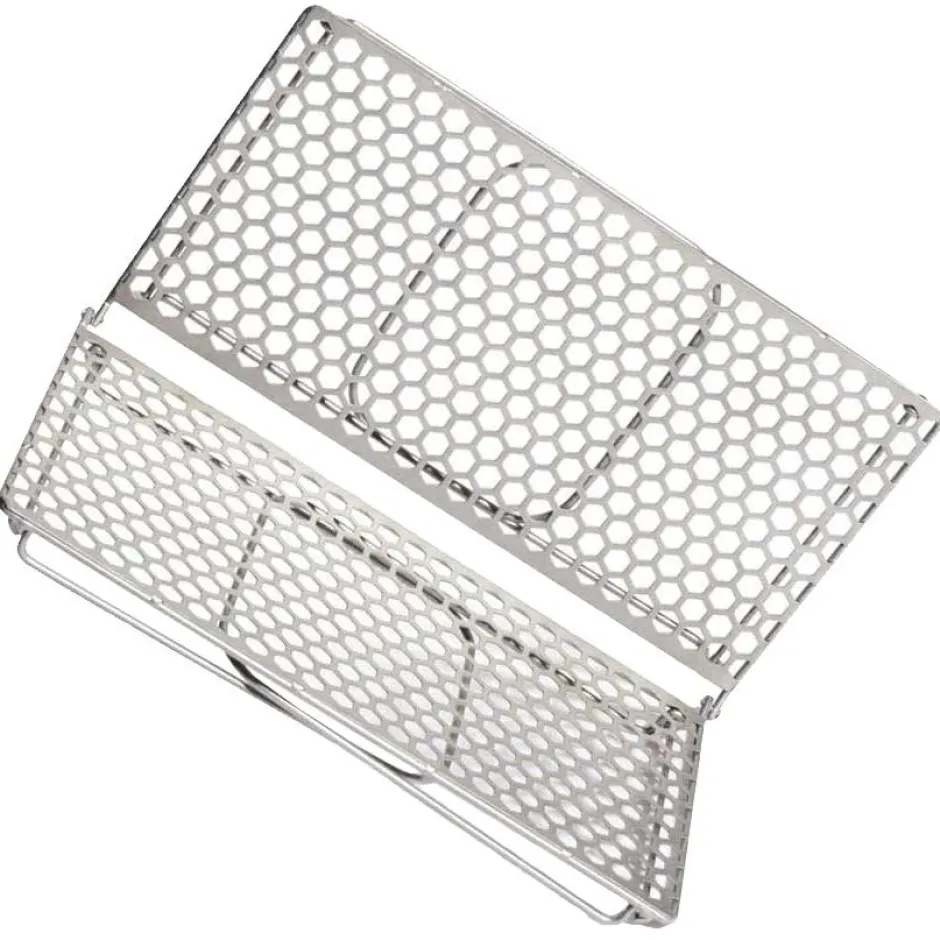 Vargo Outdoor-Küche|Campingkocher-- Klappgrill Biford Grill - Trockenbrennstoffkocher