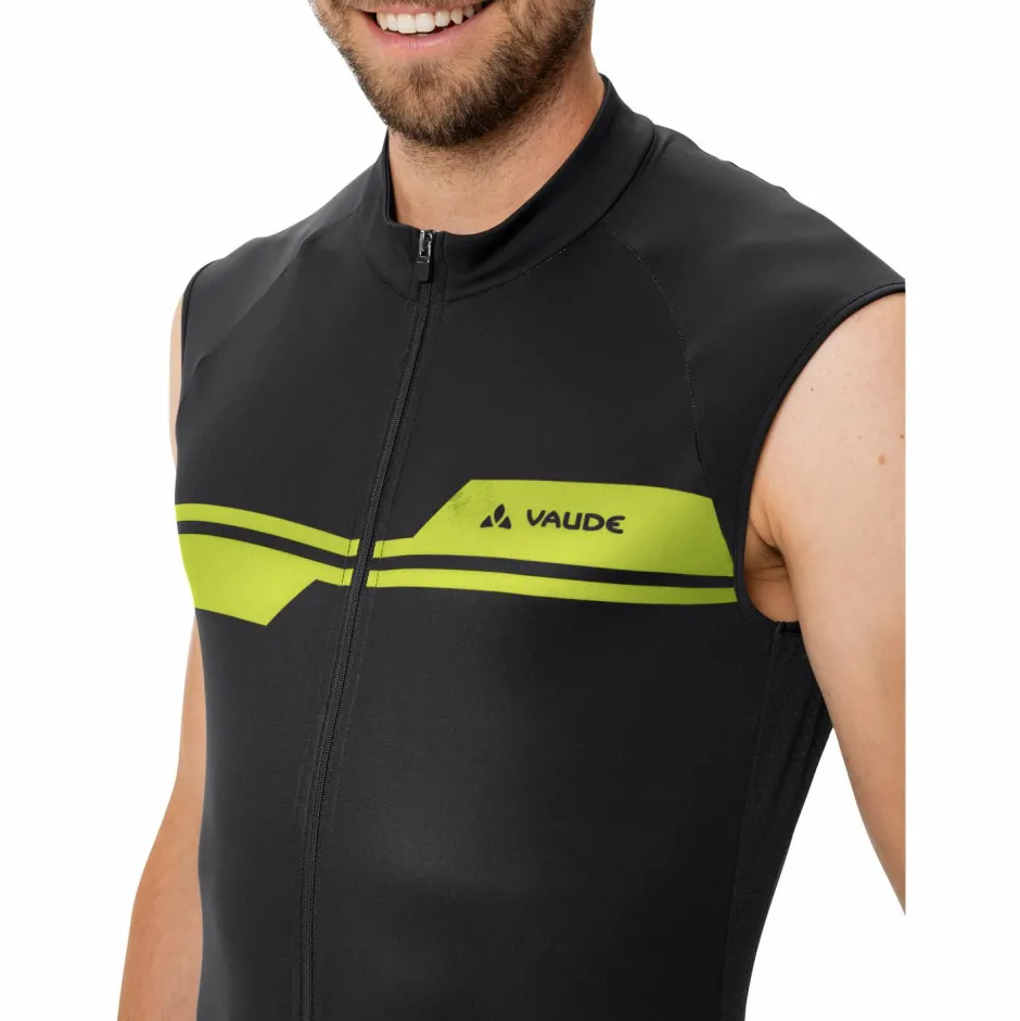 Vaude Fahrradbekleidung|Radtrikots-- Posta Full Zip Tricot Sleeveless - Rad Singlet Dark Oak