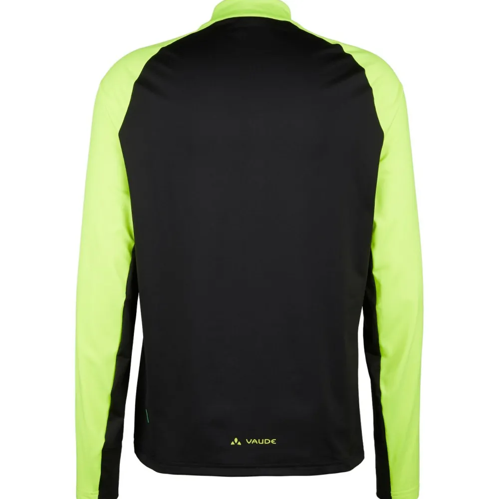 Vaude - Virt Qzip L/S Shirt II - Longsleeve Neon Yellow / Black Sale