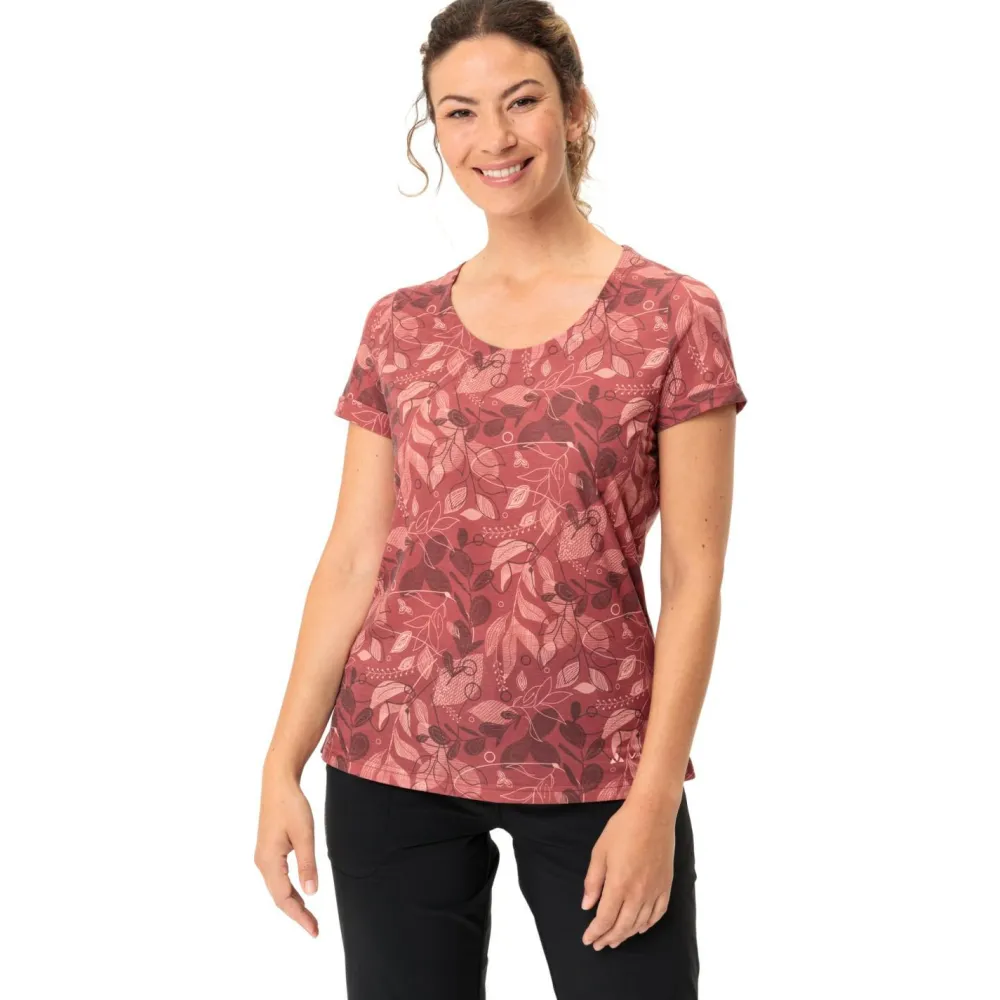 Vaude - Women's Skomer AOP - Funktionsshirt Dark Cherry Discount