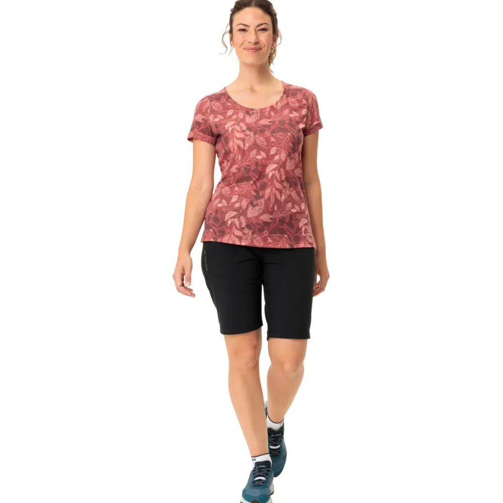 Vaude - Women's Skomer AOP - Funktionsshirt Dark Cherry Discount
