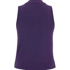 Venice Beach Yogabekleidung|Fitnessbekleidung-- Women's VB Aria Top - Funktionsshirt Eggplant