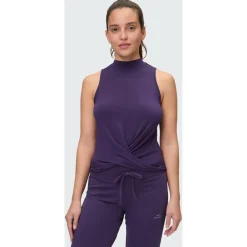 Venice Beach Yogabekleidung|Fitnessbekleidung-- Women's VB Aria Top - Funktionsshirt Eggplant