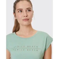 Venice Beach Fitnessbekleidung|T-Shirts-- Women's Wonder T-Shirt - Funktionsshirt Cloud White