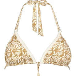 Watercult Bademode-- Women's Coastal Bohemia Bikini Top No. 7232 - Bikini-Top Sand / Cotton