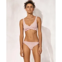 Watercult Bademode-- Women's Seaside Splash Cross-Over Bikini Top - Bikini-Top