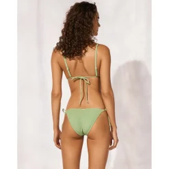 Watercult Bademode-- Women's Swimsparkle Triangle Bikini Top - Bikini-Top Sage Shimmer