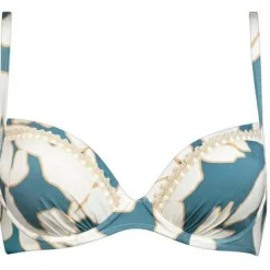 Watercult - Women's Floral Abstract Wired Bikini Top - Bikini-Top