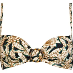 Watercult - Women's Les Côtes Bikini Top 7260 - Bikini-Top Black / Sepia Online