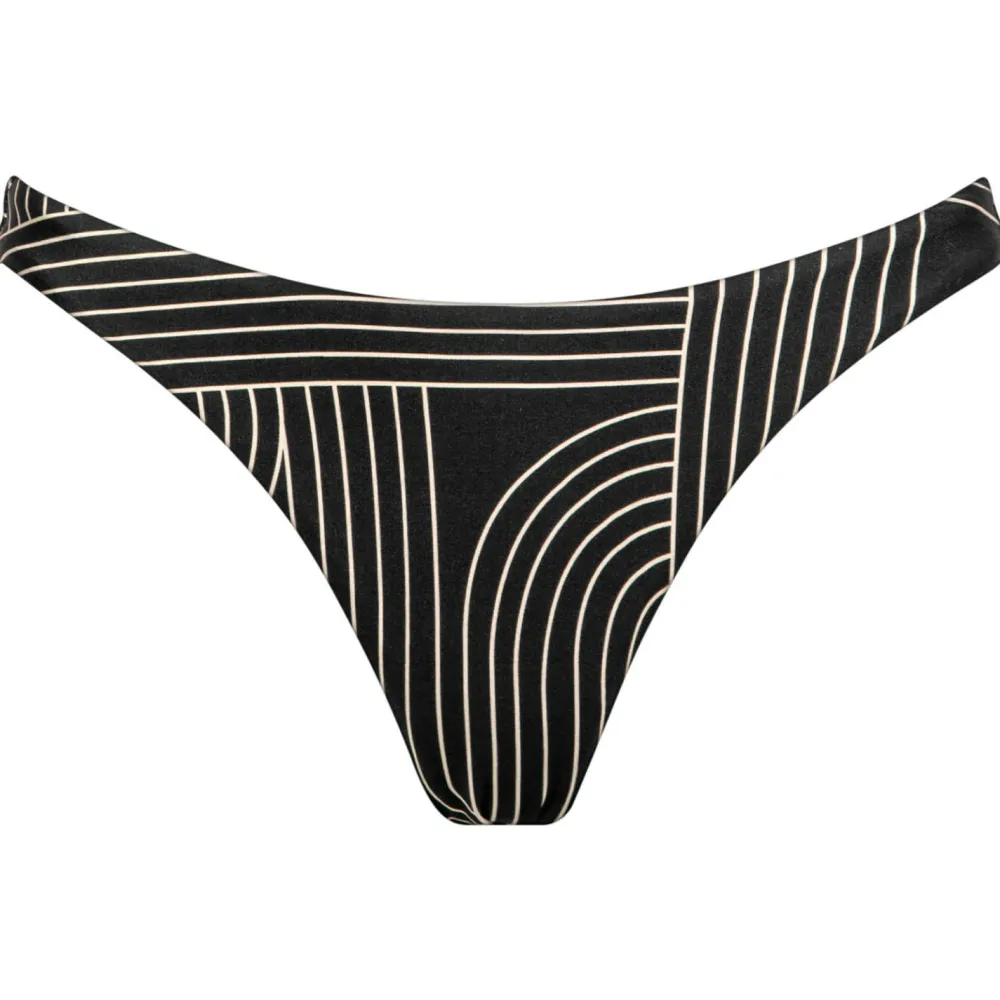 Watercult - Women's Line Set Bikini Bottoms No. 689 - Bikini-Bottom Black / Tofu Outlet