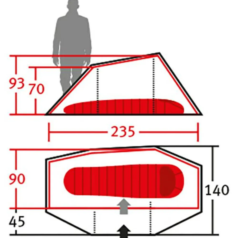 - Aurora 1 - 1-Personen Zelt < Wechsel Discount