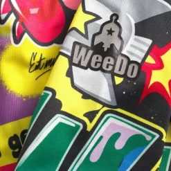 WeeDo Skibekleidung|Shirts, Hemden & Longsleeves-- Kid's Cosmo Sprayprint Thermoshirt - Funktionsshirt Print / Black