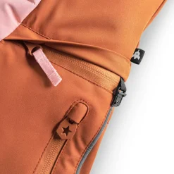 WeeDo Skibekleidung-- Kid's Squirdo Schneeanzug - Overall Leather Brown / Old Rose