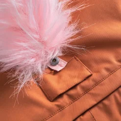 WeeDo Skibekleidung-- Kid's Squirdo Schneeanzug - Overall Leather Brown / Old Rose