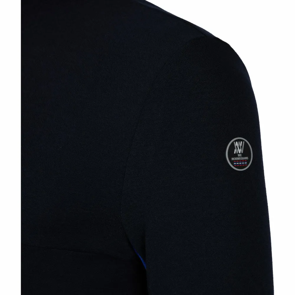 We Norwegians - Tryvann Colblock Zipup - Merinolongsleeve