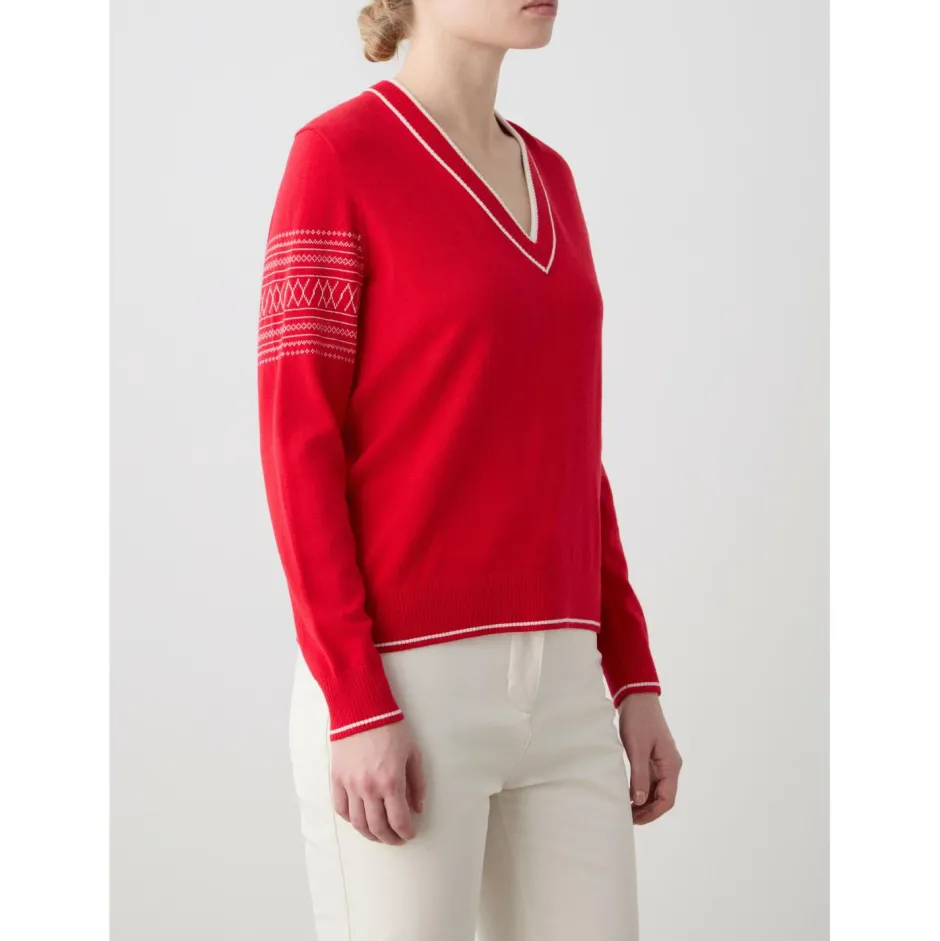 We Norwegians - Woen' ignature V-Neck - erinopuover