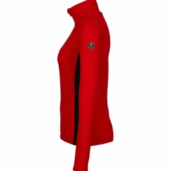 We Norwegians Skibekleidung|Merinounterwäsche-- Women's Tryvann Colblock Zipup - Merinounterwäsche