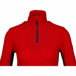 We Norwegians Skibekleidung|Merinounterwäsche-- Women's Tryvann Colblock Zipup - Merinounterwäsche