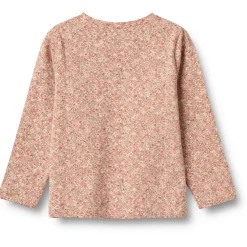 WHEAT - Kid's L/S Manna Girl - Longsleeve Rose Dust Flower Meadow