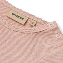 WHEAT Unterwäsche|Alltagsbekleidung-- Kid's Rib Body L/S Regitze - Alltagsunterwäsche Rose Powder