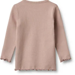 - Kid's Rib T-Shirt L/S Ida - Longsleeve < WHEAT New