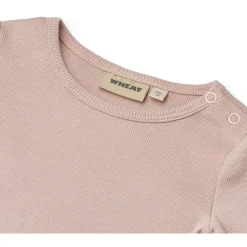 - Kid's Rib T-Shirt L/S Ida - Longsleeve < WHEAT New