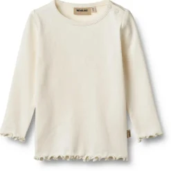 - Kid's Rib T-Shirt L/S Ida - Longsleeve < WHEAT New