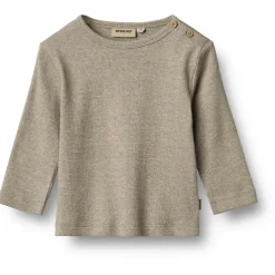 WHEAT - Kid's Rib T-Shirt L/S Milo - Longsleeve Discount