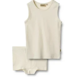 WHEAT Alltagsbekleidung-- Kid's Rib Underwear Louis - Alltagsunterwäsche Ivory