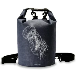 Wili Wili Tree Packsäcke-- Artist Collab Edition - Jelly Fish - Packsack Lava Black