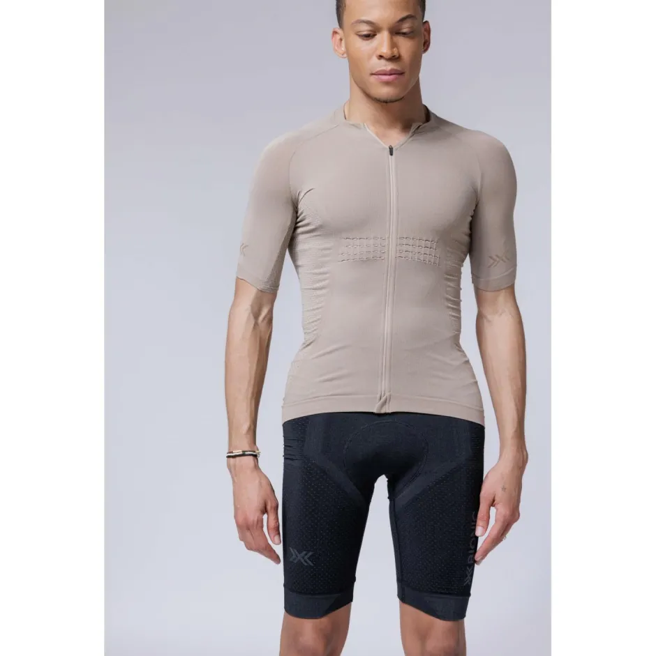X-Bionic Fahrradbekleidung|Radtrikots-- Xceed Ride Jersey S/S - Radtrikot X Black / Rhino Grey