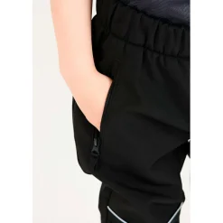 ZIG ZAG - Kid's Ludo Softshell Pants W-Pro 8000 - Softshellhose Black Online