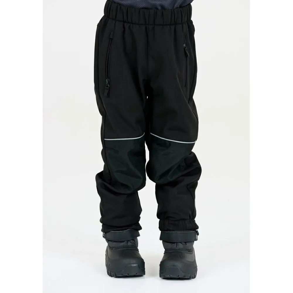 ZIG ZAG - Kid's Ludo Softshell Pants W-Pro 8000 - Softshellhose Black Online