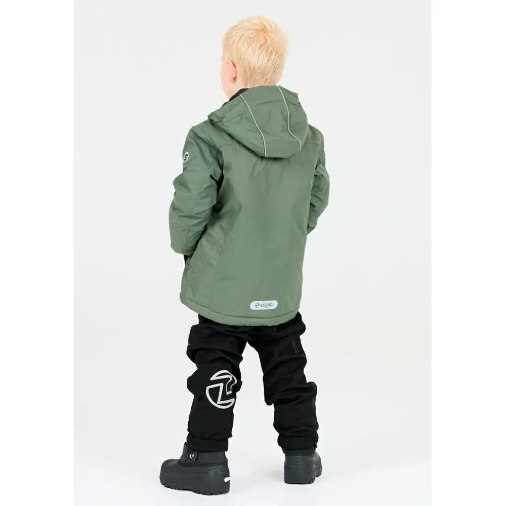 ZIG ZAG - Kid's Ludo Softshell Pants W-Pro 8000 - Softshellhose Black Online