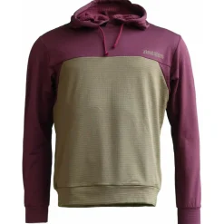 Zimtstern - Tech Hoodz L/S - Hoodie Windsor Wine / Military Olive Clearance