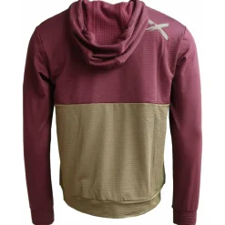 Zimtstern - Tech Hoodz L/S - Hoodie Windsor Wine / Military Olive Clearance