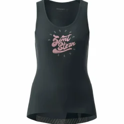Zimtstern - Women's Pureflowz Shirt Tank - Radtrikot Pirate Black / Blush Best