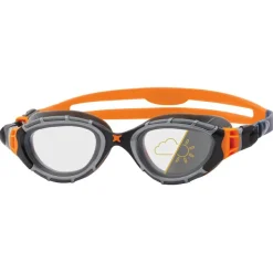 Zoggs Brillen-- Predator Flex Reactor - Schwimmbrille Grey / Orange